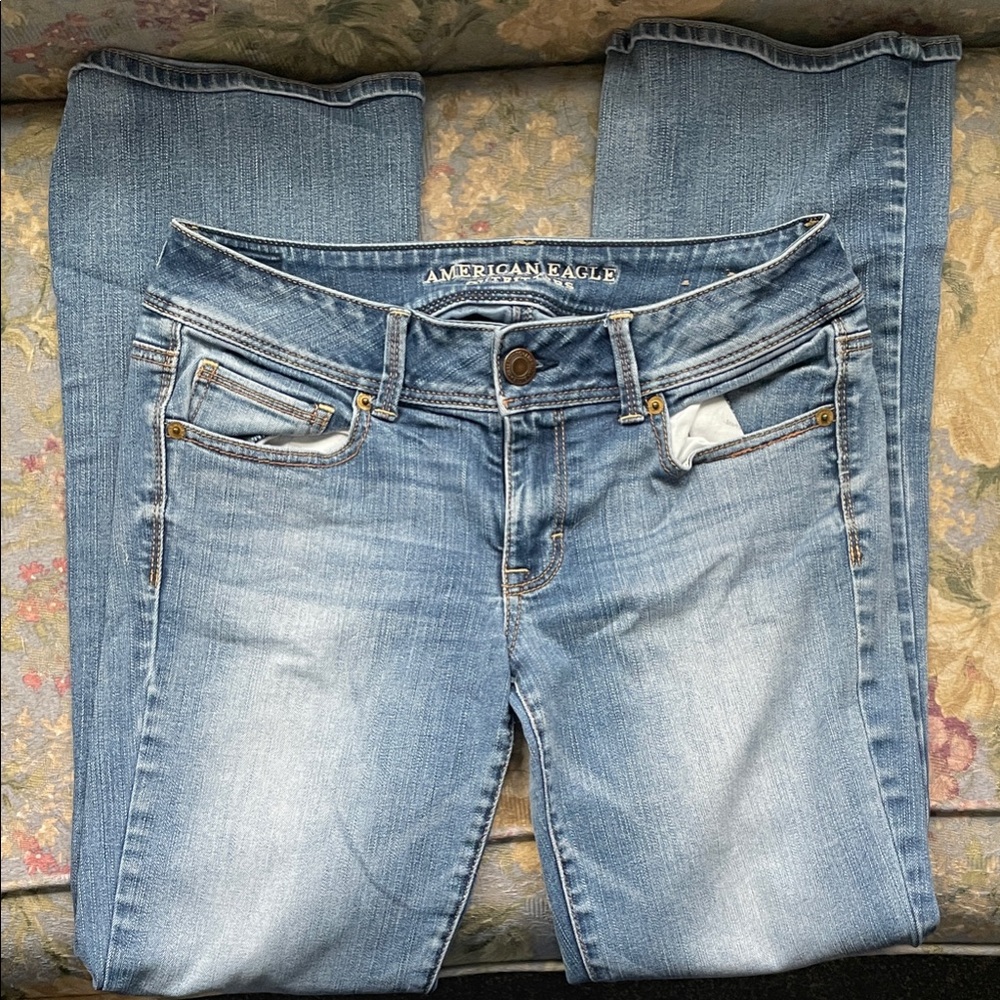 American Eagle Outfitters Women's Denim kick Boot Jeans